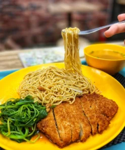 Fried Chicken Culet Chop Noodle