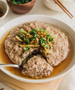 Steamed Chicken Patty W Preserved Vegetables
