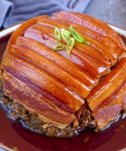 CHINESE STALL-Braised pork belly w mei Cai